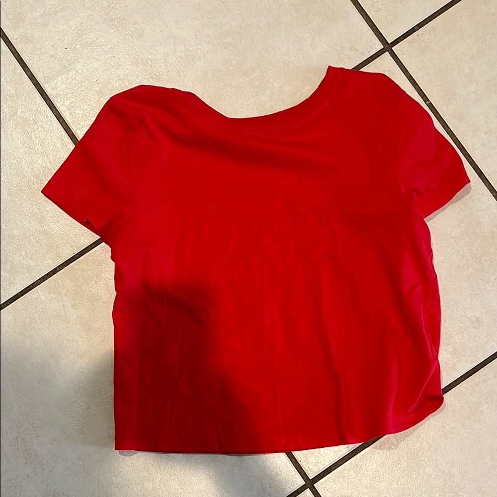 Universal Thread Kids Bright Red Short Sleeve Tee